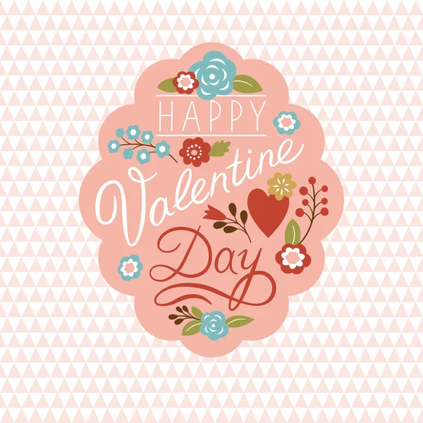 Valentine dag kaart — Stockvector