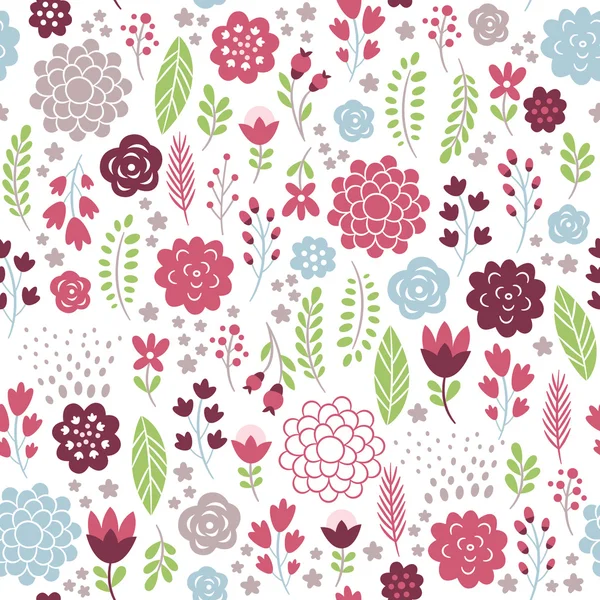 Colorful floral background — Stock Vector