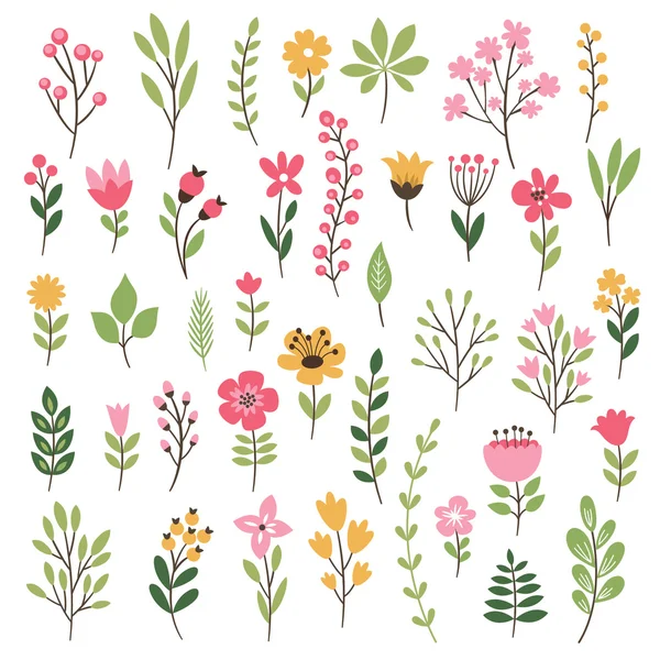 Colorful floral background — Stock Vector