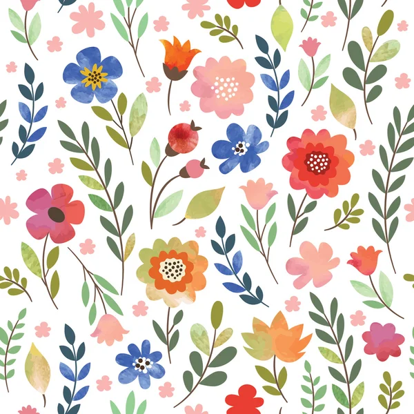 Fondo floral colorido — Archivo Imágenes Vectoriales