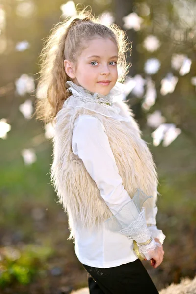 Portrait of little  girls iin a Christmas style — Stock Photo, Image