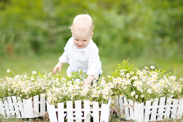 yaz kampı tatilde erkek portresi