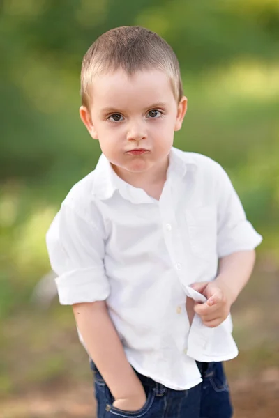 Retrato de un niño en verano al aire libre —  Fotos de Stock