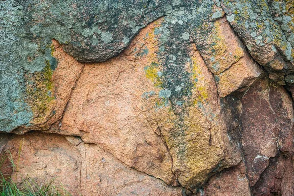 Pedra Leve Excepcional Sol Brilhante Tempo Quente Bela Natureza — Fotografia de Stock