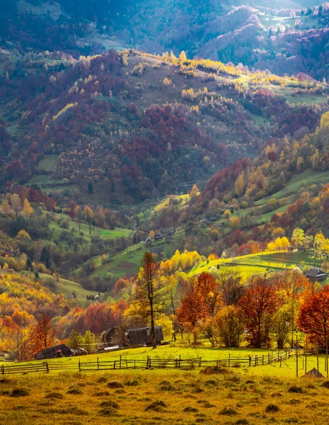 Unusually Beautiful Nature Carpathian Mountains Beautiful Hills Fantastic Sky Colorful — Stock Photo, Image