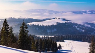 Aurora 'nın zamanı kış dağında azalıyor