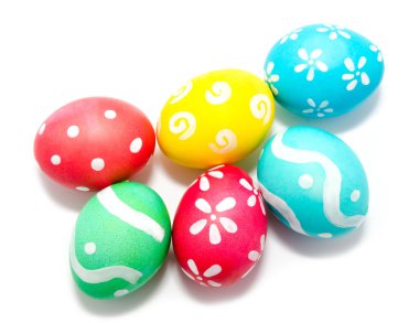 Mükemmel renkli el yapımı Paskalya yumurtaları 