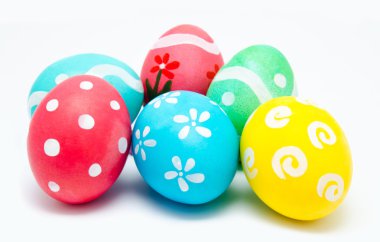 Mükemmel renkli el yapımı Paskalya yumurtaları