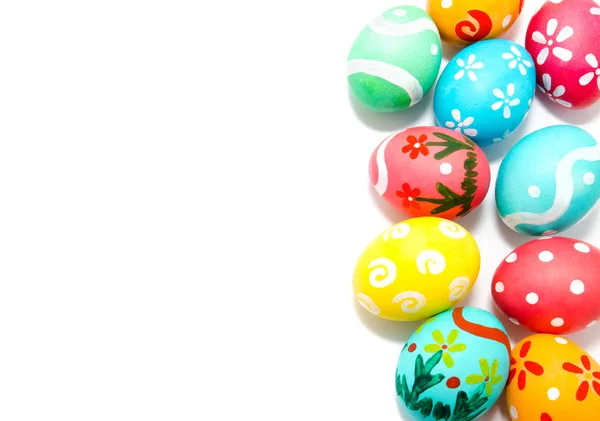 Perfetto colorato uova di Pasqua fatte a mano — Foto Stock