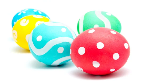 Mükemmel renkli el yapımı Paskalya yumurtaları — Stok fotoğraf