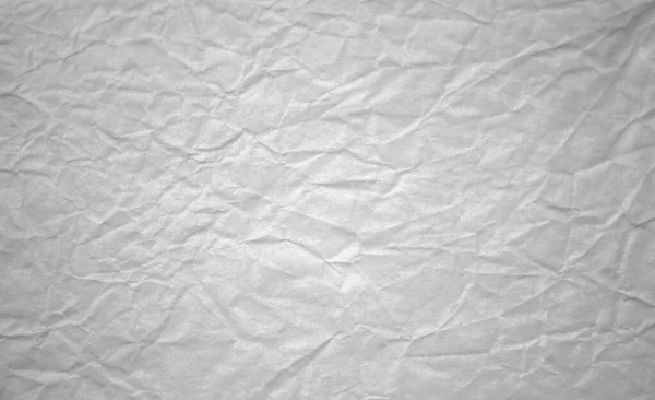 Crumpled Branco Cinza Velho Papel Abstrato Parede Fundo Banner Textura — Fotografia de Stock