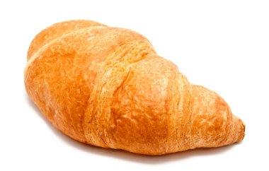 Fresh perfect croissant isolated