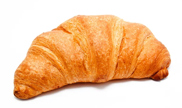 Fresh perfect croissant isolated — Zdjęcie stockowe