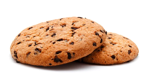 Chocolate chip cookie isolerade — Stockfoto