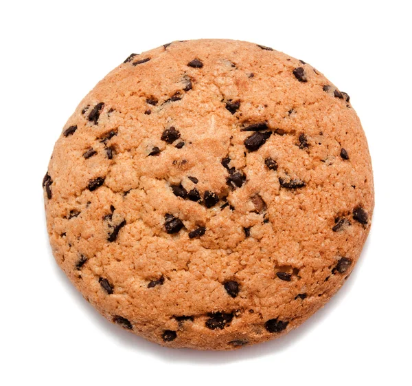 Chocolate Chip Cookie isoliert — Stockfoto