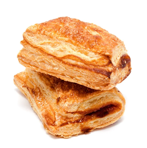 Fresh puff pastries isolated — Stock Photo, Image