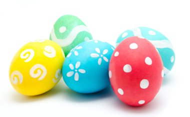 Mükemmel renkli el yapımı Paskalya yumurtaları
