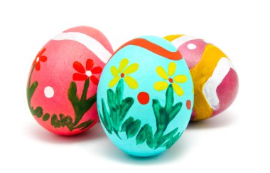 Mükemmel renkli el yapımı Paskalya yumurtaları 