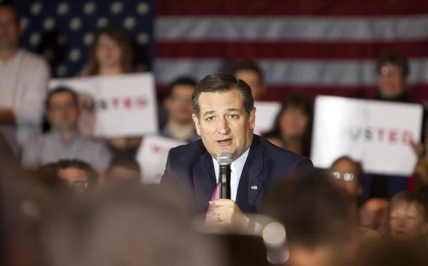 Republikeinse presidentskandidaat Ted Cruz Madison, Wisconsin Ra — Stockfoto