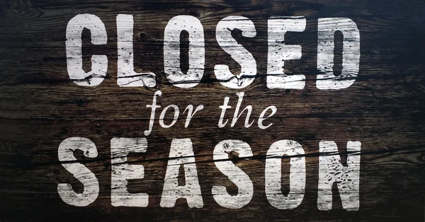 Closed for the Season — Stock Photo, Image
