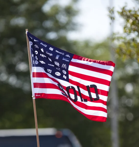 Verenigde Staten bedrijven vlag — Stockfoto