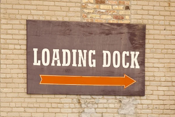 Loading Dock Sign — Stock Photo, Image