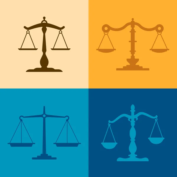 Balance de justice — Image vectorielle