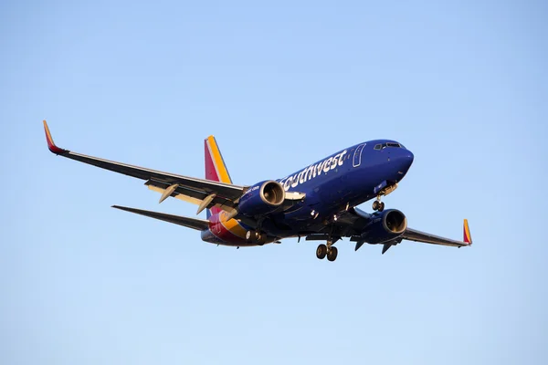 サウス ウエスト航空 737 商業ジェット飛行機 — ストック編集用 サウス ウエスト航空 737 商業ジェット飛行機 — ストック編集用