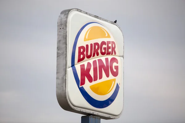 Burger King Zeichen — Stockfoto