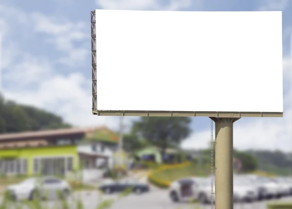 Leeg reclamebord buiten — Stockfoto