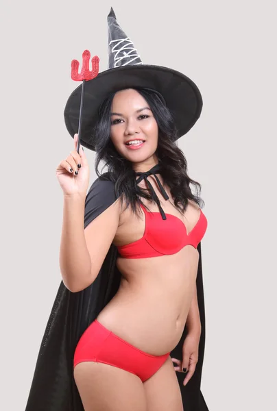 Woman witch — Stock Photo, Image