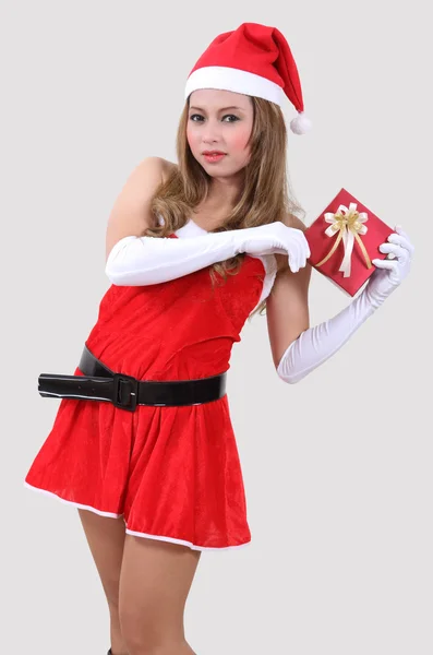 Mujer santa claus —  Fotos de Stock