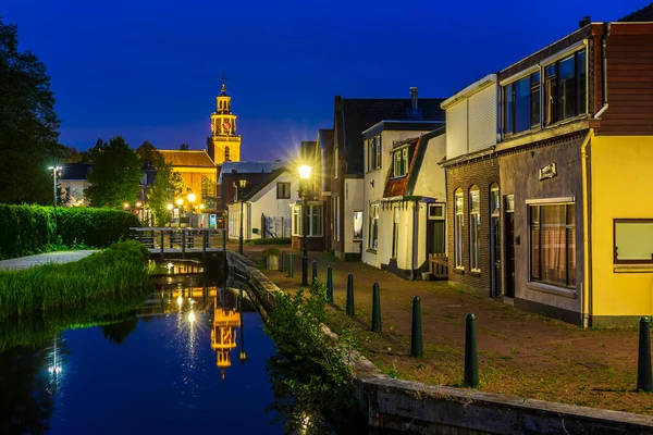 Zoetermeer Céntrico Districtcity Skyline Edificio Oficinas Apartamentos Residenciales Durante Atardecer — Foto de Stock