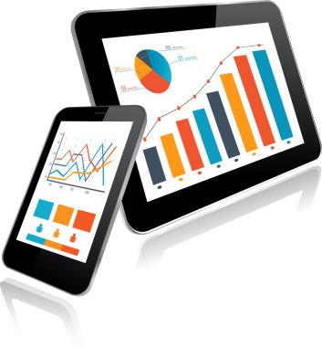 Tablet Pc ve Smartphone istatistikleri grafik ile 