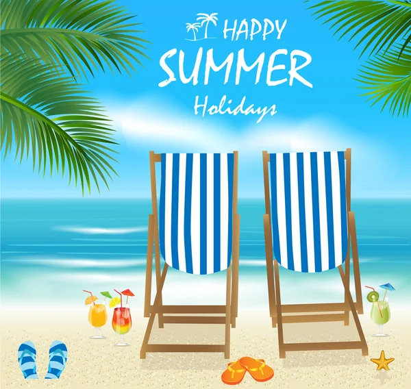 yaz tatili illüstrasyon