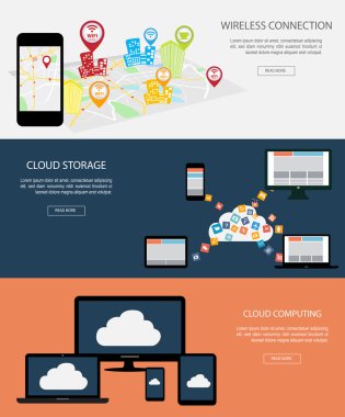 düz tasarlanmış afiş