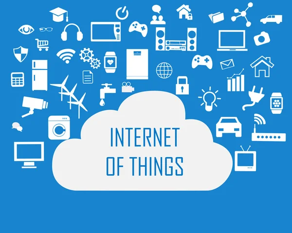 Concepto de Internet de las cosas — Archivo Imágenes Vectoriales