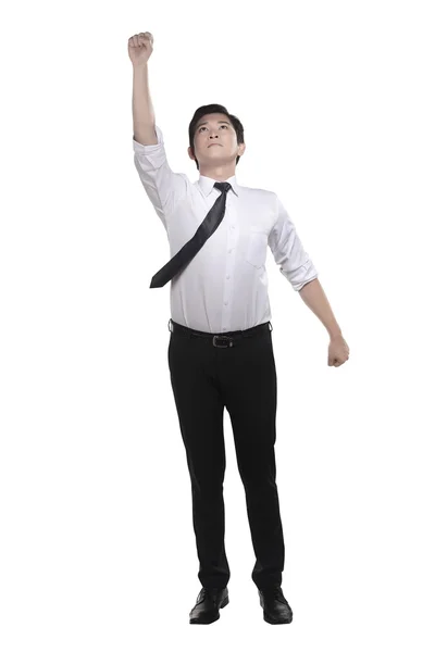 Asian businessman flying — Stock Photo, Image