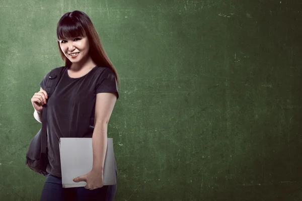 Asian female college student — Stock Photo, Image