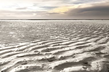 Kum Walakiri sahilde dalgaların