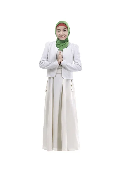 Fiatal muzulmán nő imádkozott — Stock Fotó