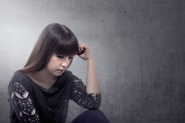 Asyalı kadın stres alma