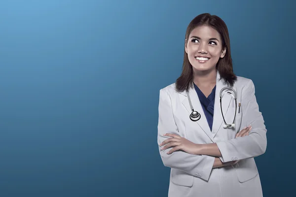 Smiling female doctor — Stock Photo, Image