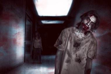 Asya zombi adam ve kadın