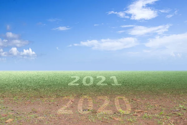 Lepší Budoucnost Roce2021 Šťastný Nový Rok 2021 — Stock fotografie