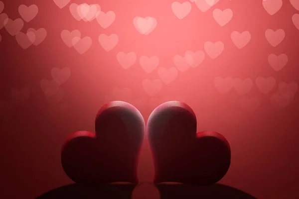 Heart Colored Background Valentines Day — Stock Photo, Image