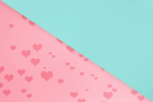 Heart Colored Background Valentines Day — Stock Photo, Image