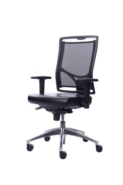 Ofis sandalyesi beyaz arkaplanda izole edildi