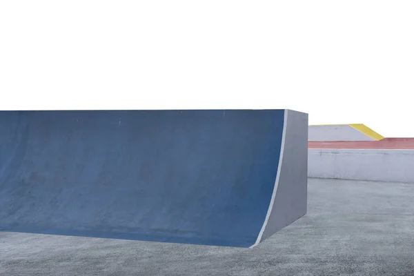 Skate Oder Bmx Spielplatz Isoliert Über Weißem Hintergrund — Stockfoto