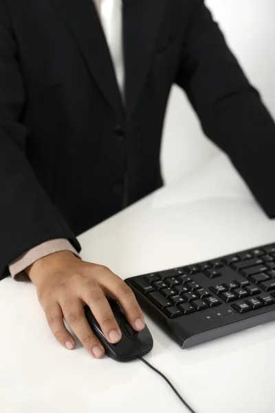 Business Man Typing — Stock Photo, Image